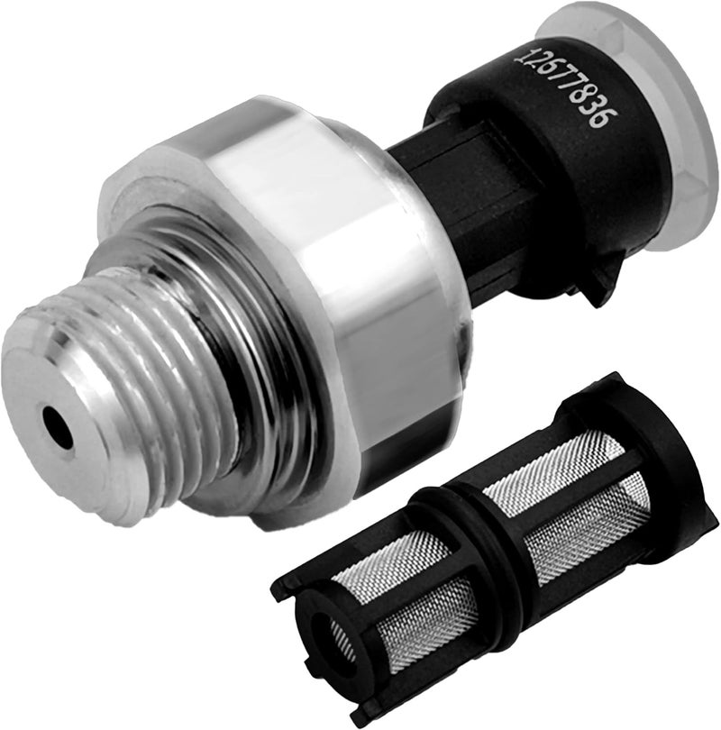 RICHWEI 12677836 Oil Pressure Sensor for 2003-2008 Chevy Chevrolet Silverado 1500 2500 3500,Express,Corvette,Suburban,Avalanche,Impala,Tahoe,Trailblazer& GMC Sierra,Savana,Yukon,Envoy&Cadillac,CTS,Escalade - Image 1